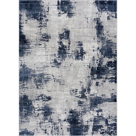 United Weavers 12 ft. 6 in. x 15 ft. Reserve Rectangle Area Rug, Cora Blue 770 30760 1215